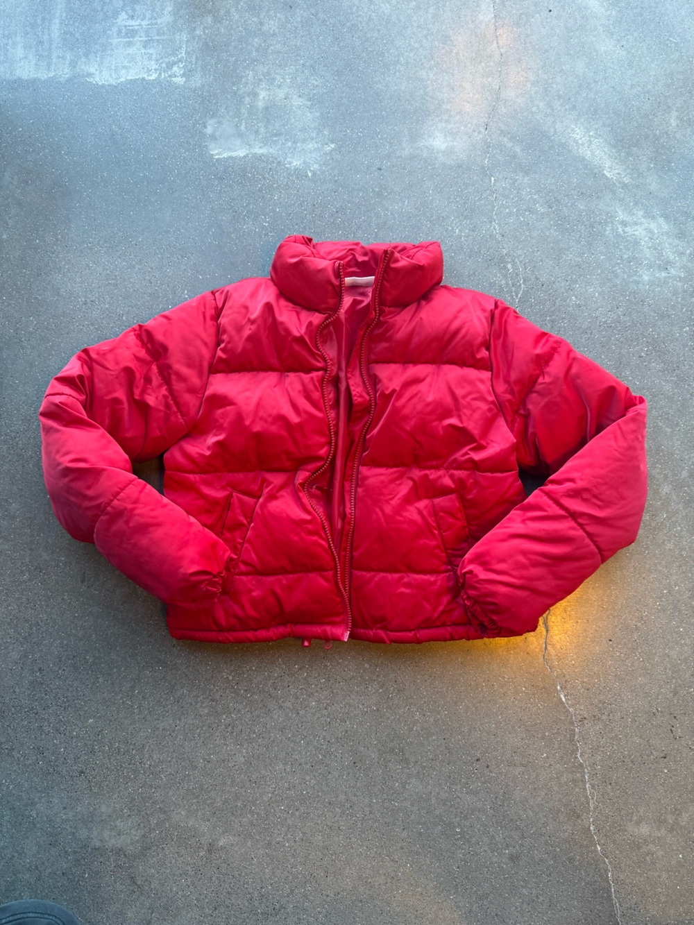 No Boundaries Red Puffer Winter Coat